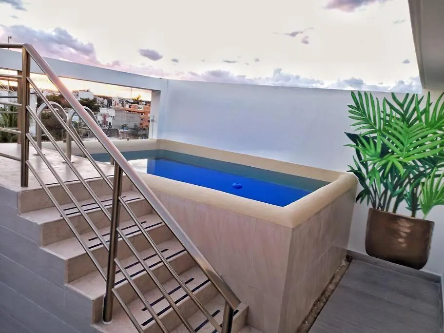 Top Vip! Pent-House With Your Private Pool & Chairs 2 Bedrooms Playa del Carmen Messico