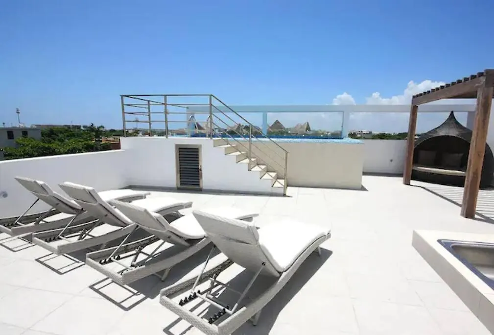 Top Vip! Pent-House With Your Private Pool & Chairs 2 Bedrooms Playa del Carmen Appartamento