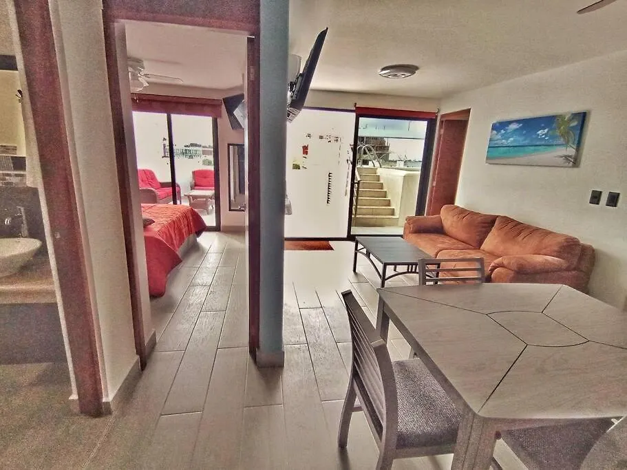 פלאייה דל כרמן Top Vip! Pent-House With Your Private Pool & Chairs 2 Bedrooms 0*, פלאייה דל כרמן